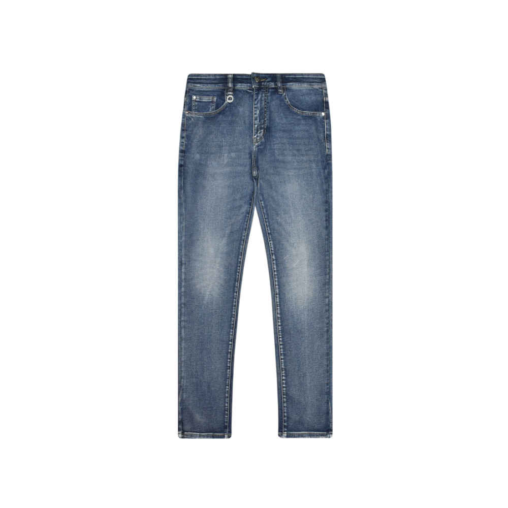 Louis Vuitton Dark Blue Cotton Denim Jeans-thumb-0