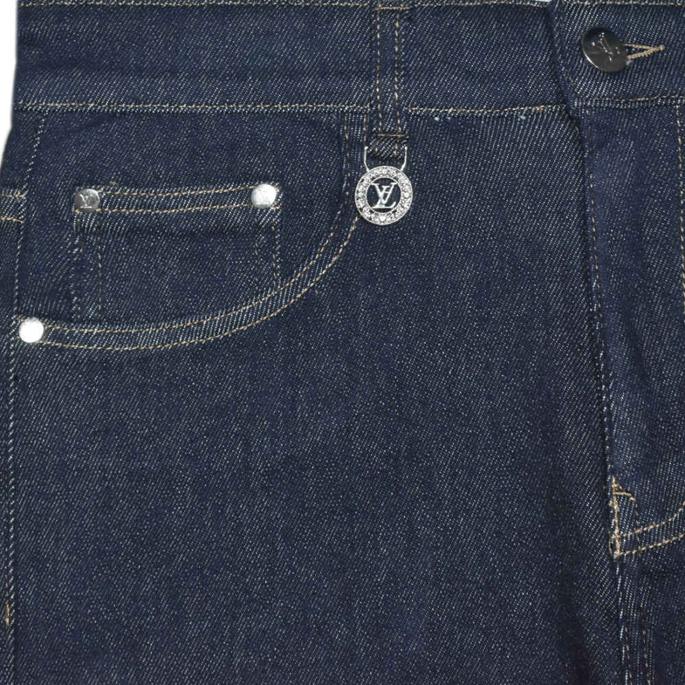 Louis Vuitton Monogram Dark Navy Blue Jeans-2