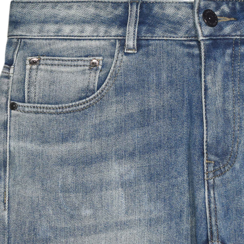 Burberry TB Print Light Blue Premium Jeans-thumb-2