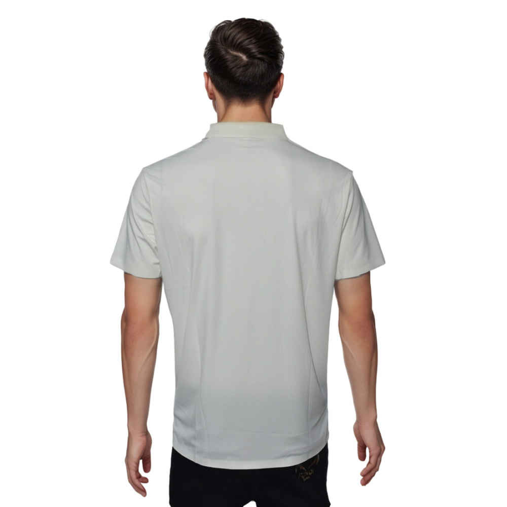Prada White Premium Quality Polo Tees-thumb-1