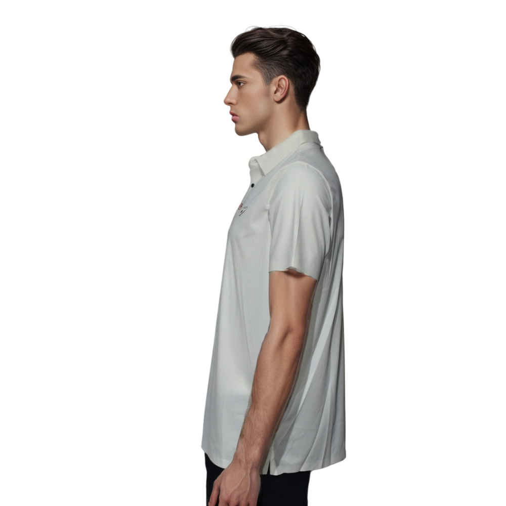 Prada White Premium Quality Polo Tees-thumb-2