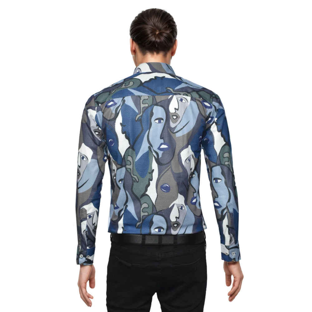 Balmain Printed Premium Quality Shirt-1