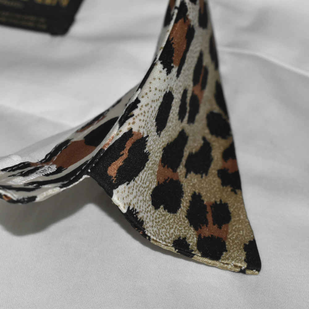 Balmain Tiger Embroidered White Premium Shirt-4