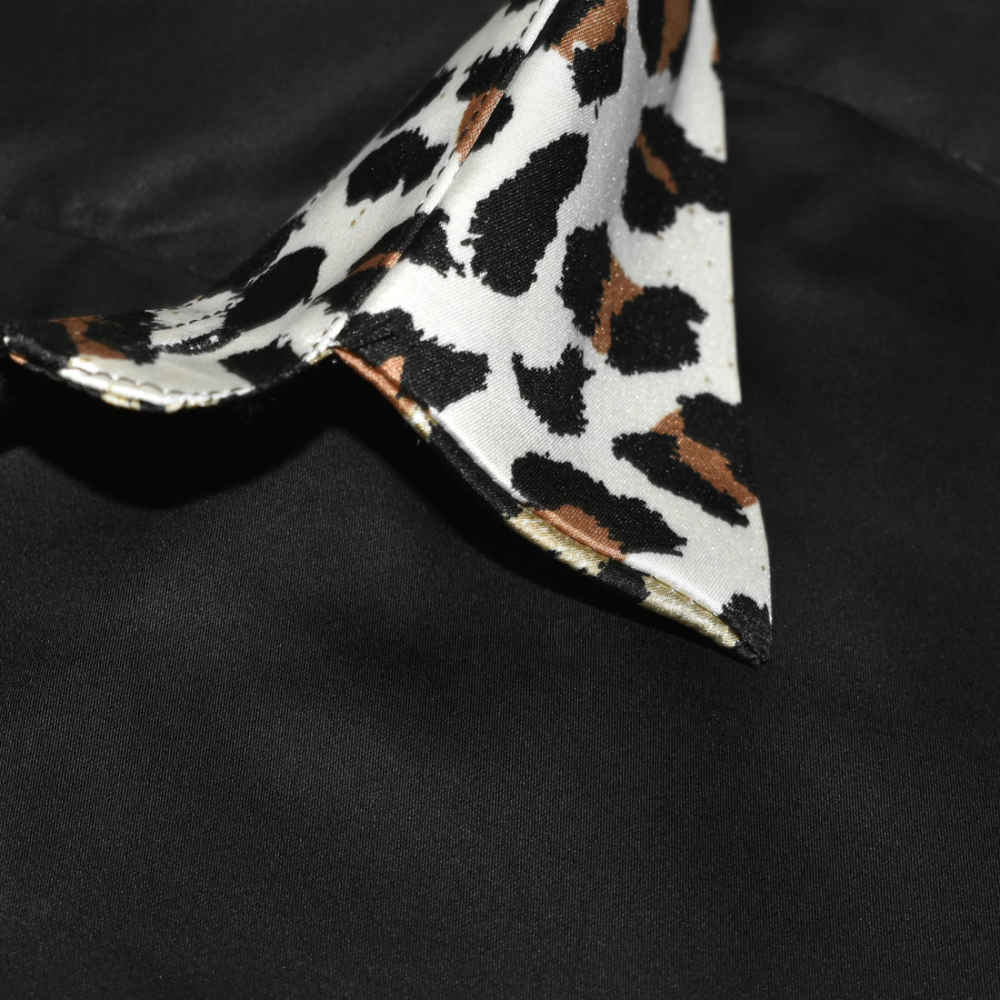 Balmain Tiger Embroidered Black Premium Shirt-4