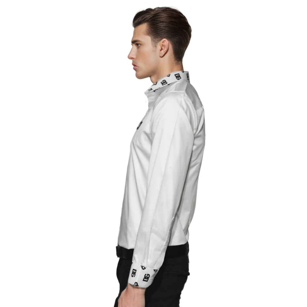 Dolce & Gabbana White Luxury Cotton Shirt-thumb-2