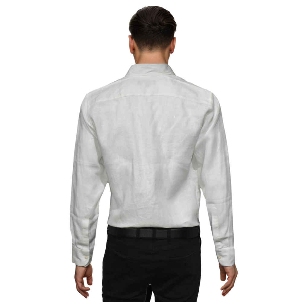 Dolce & Gabbana White Premium Plain Shirt-1