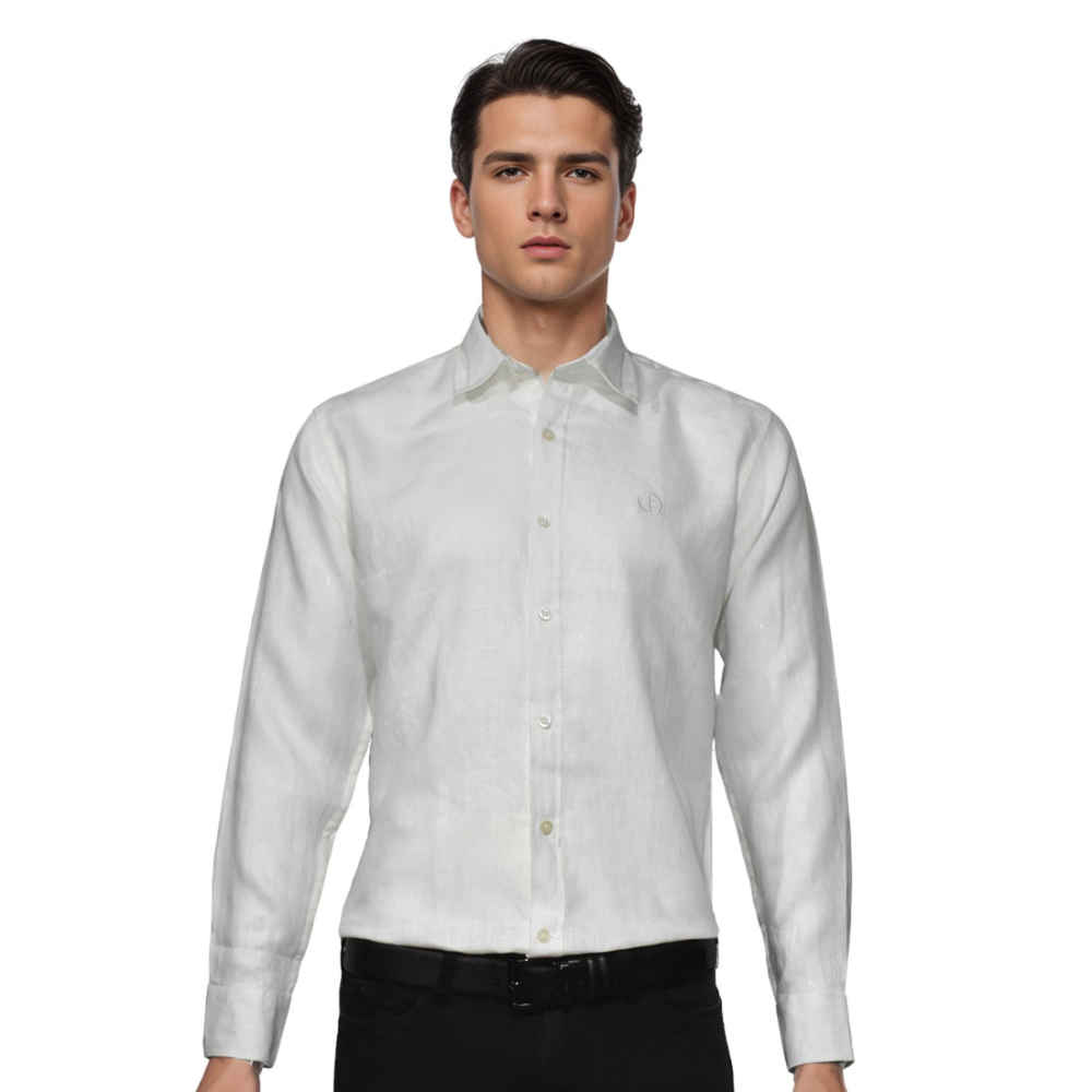 Emporio Armani White Luxury Cotton Shirt-thumb-0