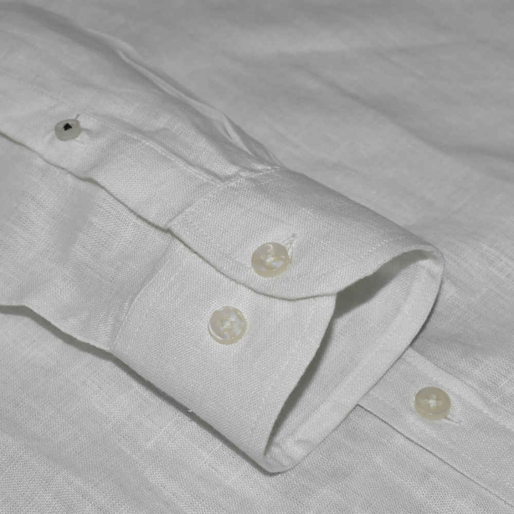 Emporio Armani White Luxury Cotton Shirt-thumb-5