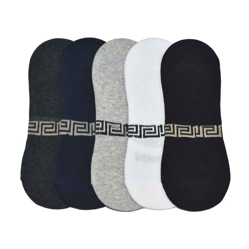 Versace Embroidery Premium No-show Socks-1