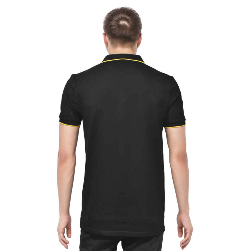 Balmain Zipper Polo Black Premium T-shirt-1