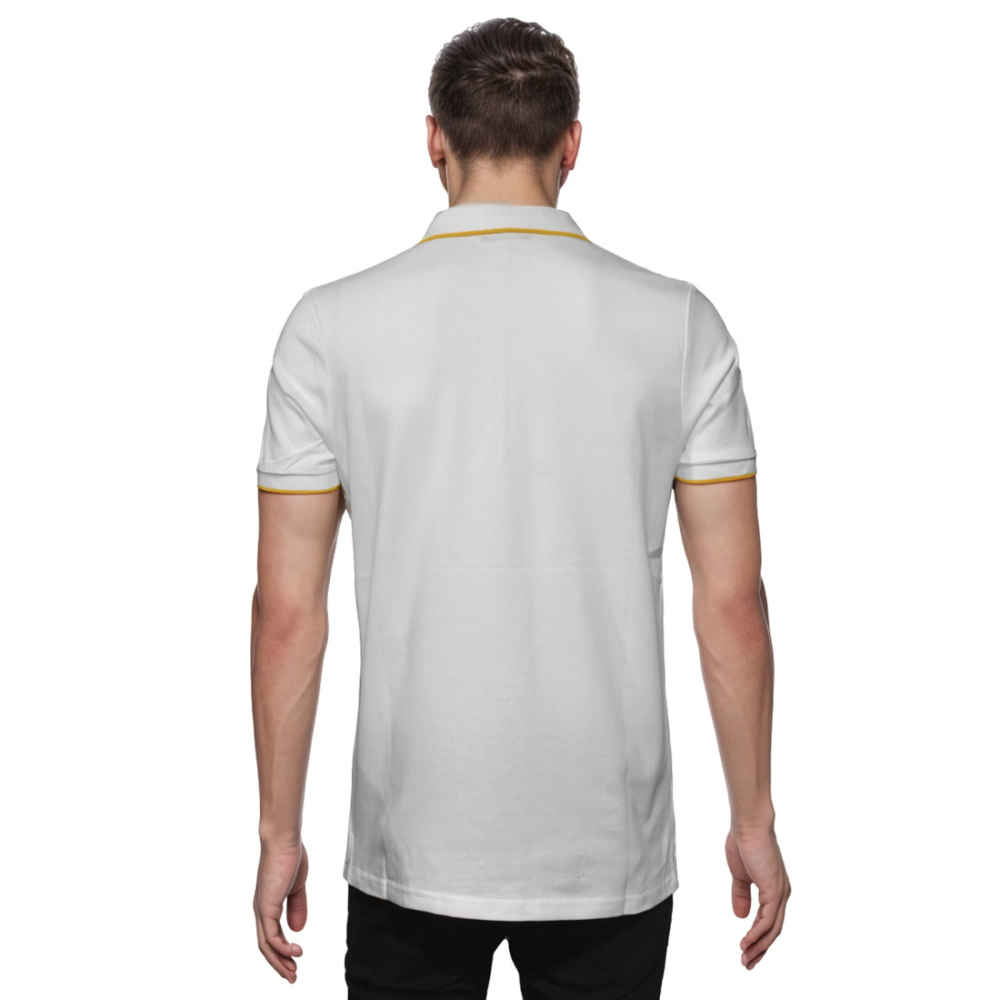 Balmain White Contrast Tipping Premium T-shirt-1