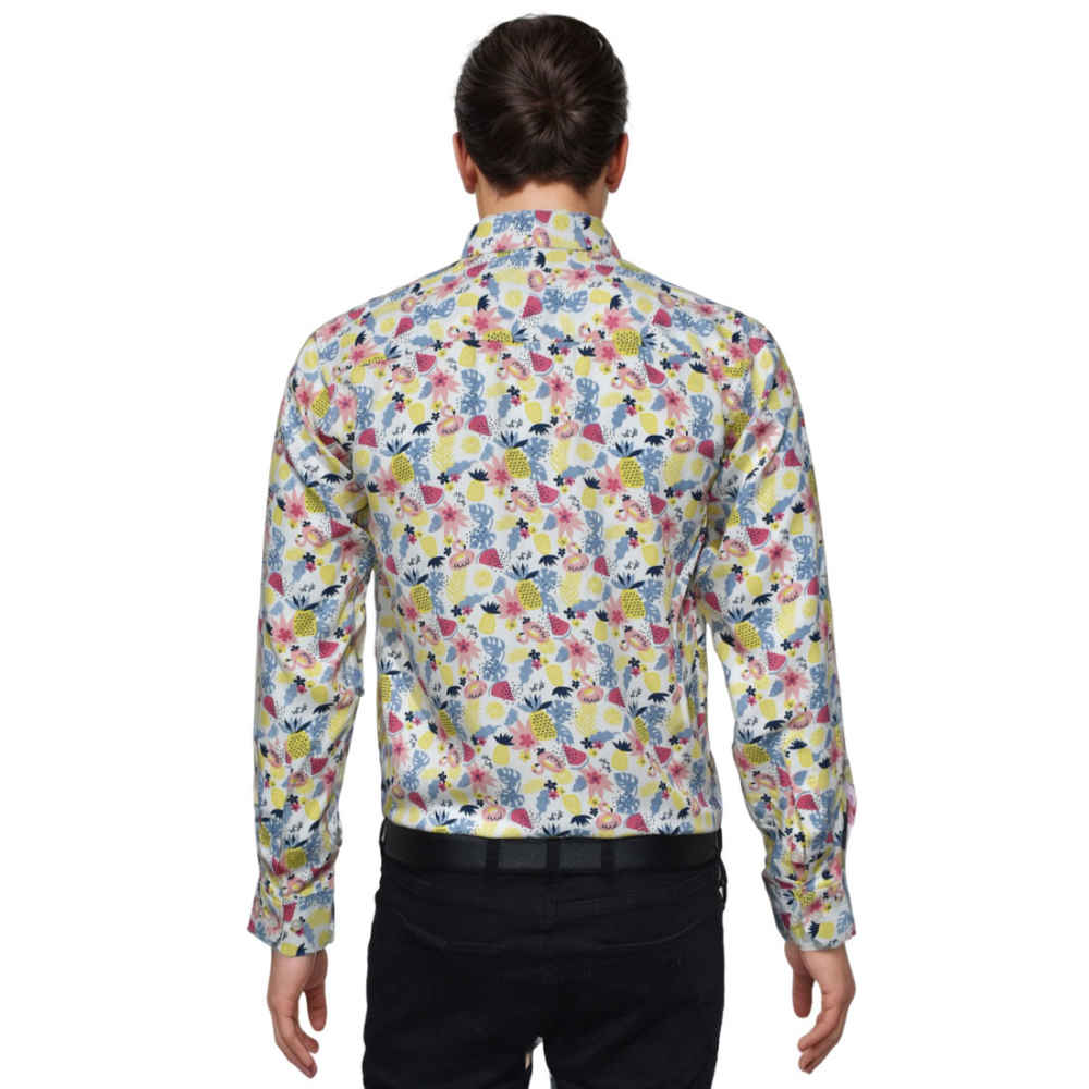 Dior Fruits Printed Premium Cotton Shirt-1