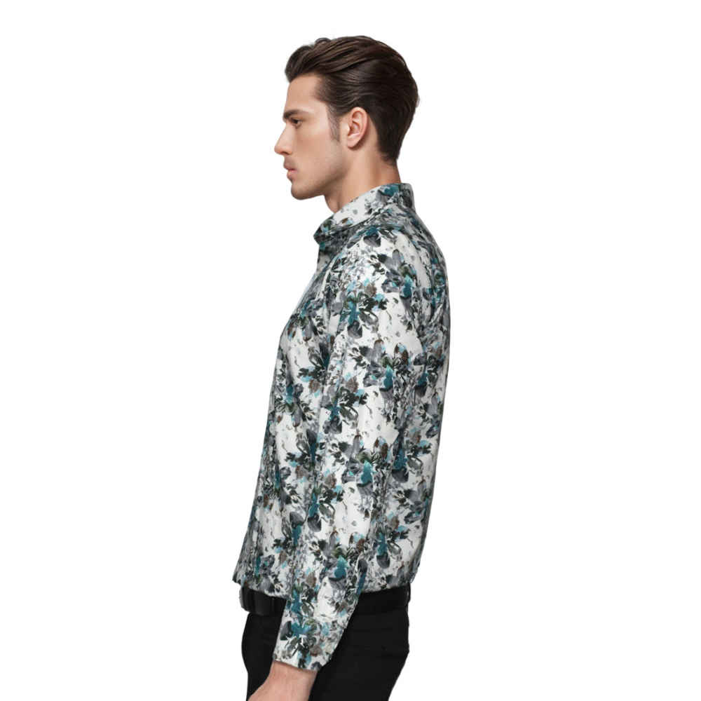 Christian Dior Flower Printed Premium Shirt-2