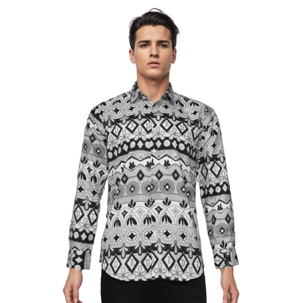 Christian Dior Printed Premium Cotton Shirt-6