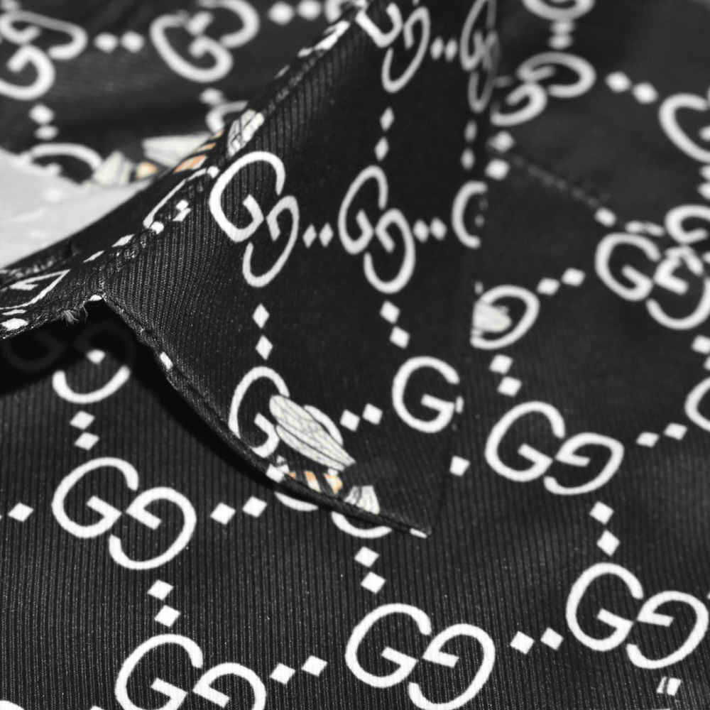 Gucci Printed Black Premium Quality Shirt-4