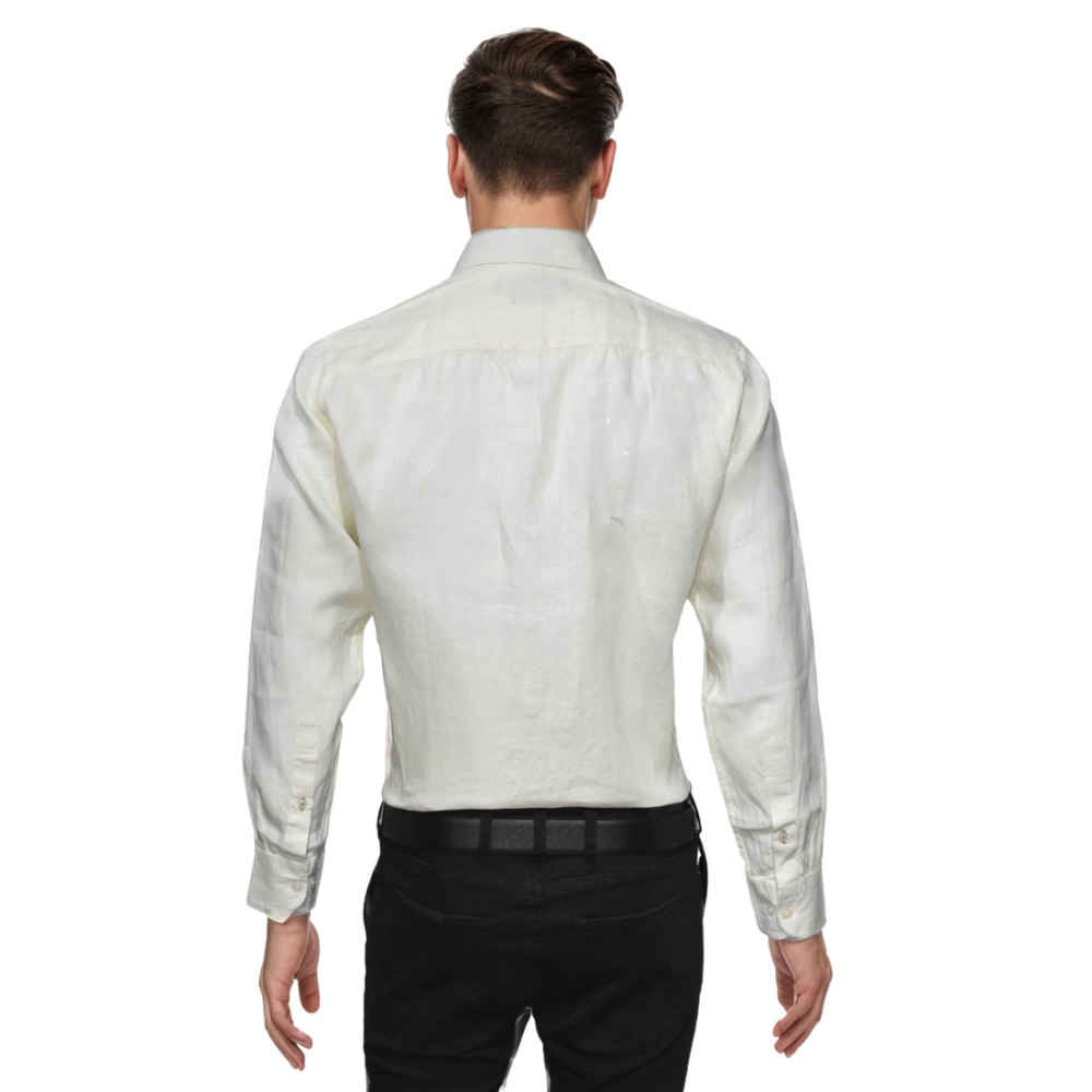 Gucci Embroidered Cream Premium Shirt-1