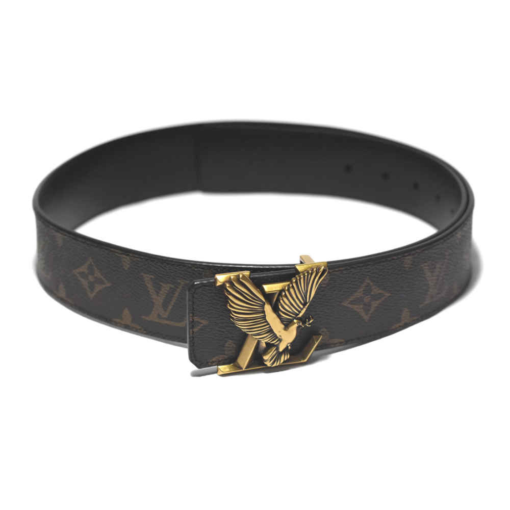 Louis Vuitton Brown Premium Leather Belt-thumb-0
