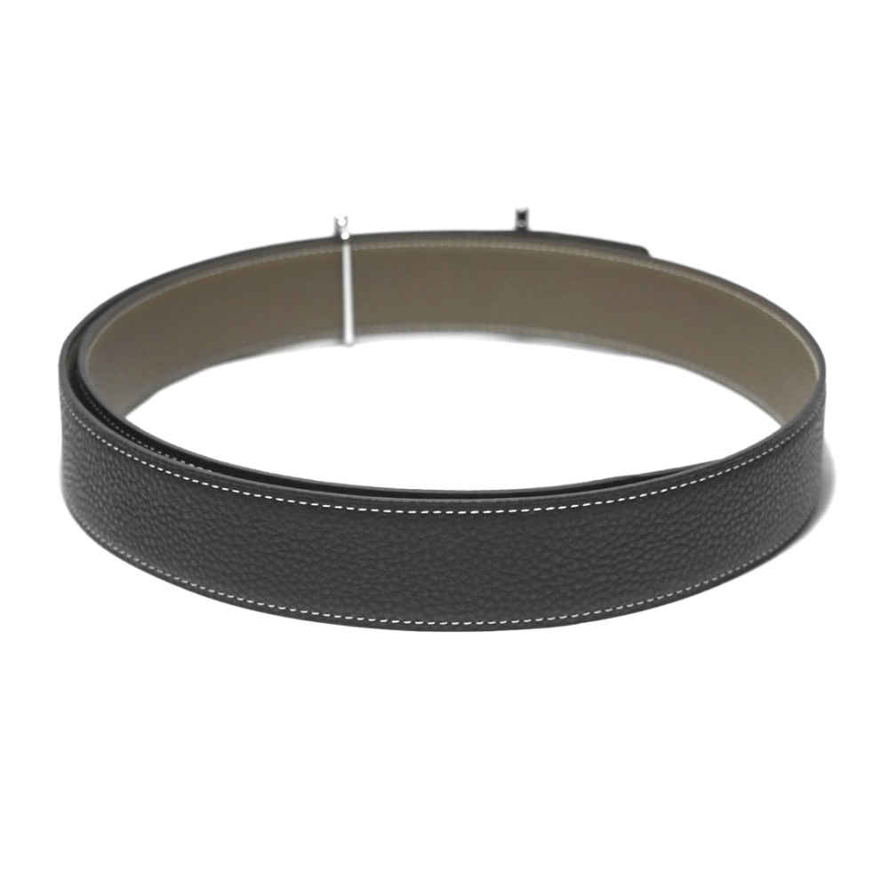 Hermes Black Premium Jumbo Belt buckle & Reversible-1