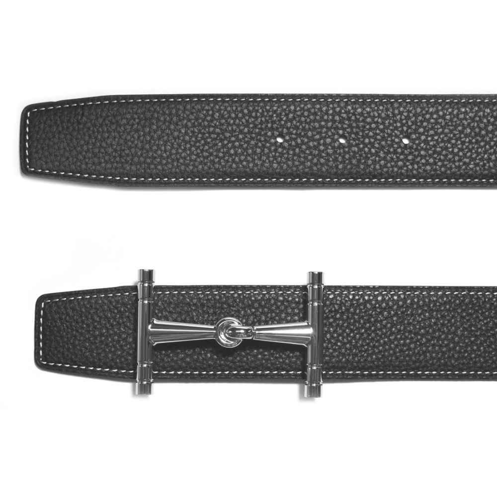 Hermes Black Premium Jumbo Belt buckle & Reversible-3