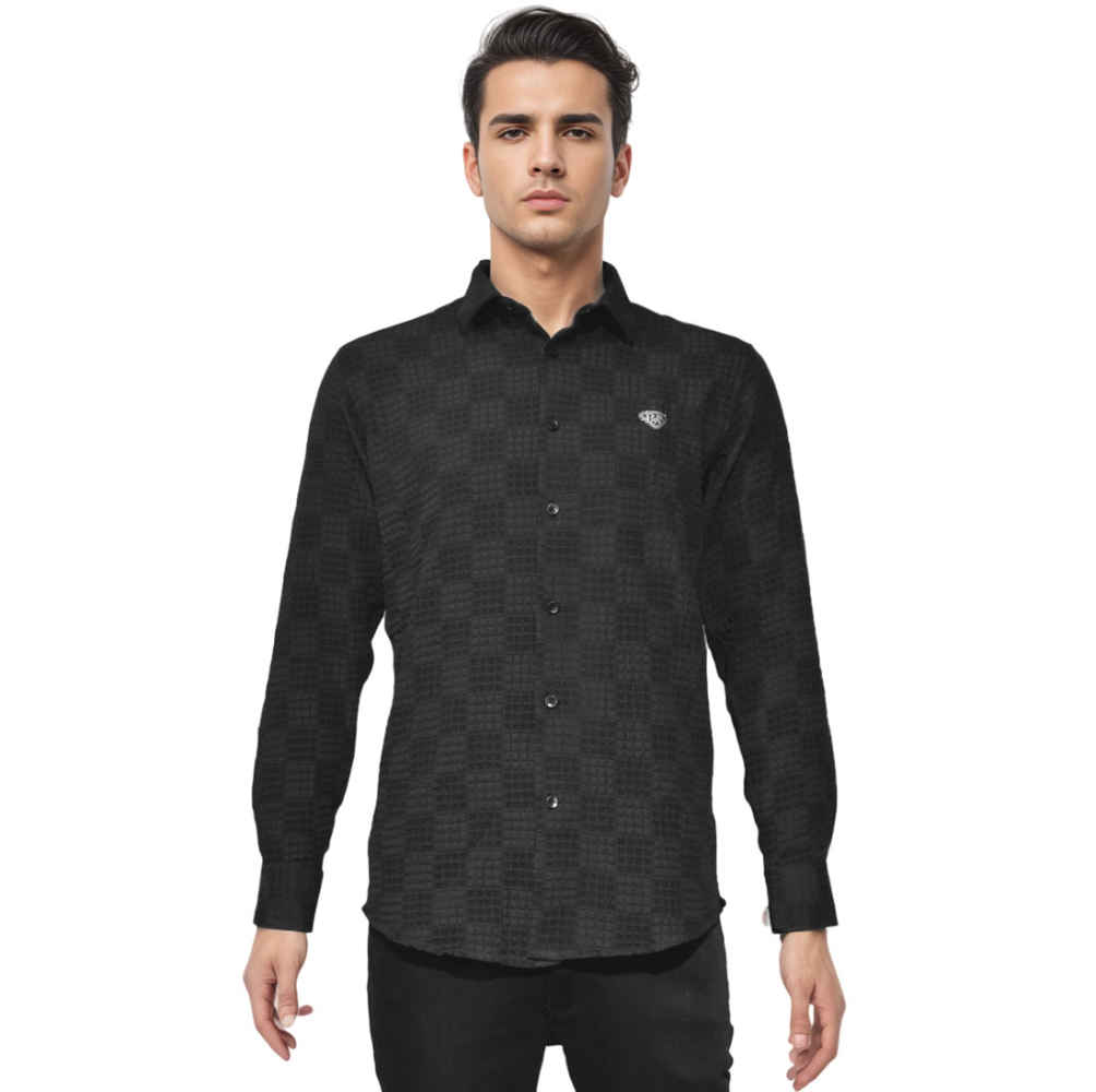 Prada Black Premium Luxury Cotton Shirt-6