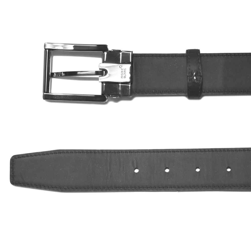 Montblanc Premium Quality Black Belt-4