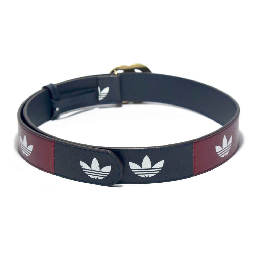 Gucci x Adidas Black & Red Premium Belt-thumb-1