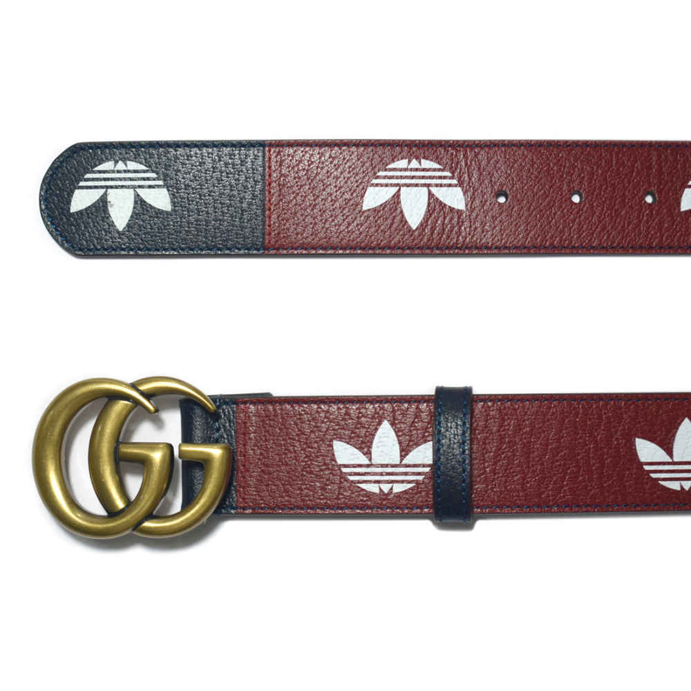 Gucci x Adidas Black & Red Premium Belt-thumb-3
