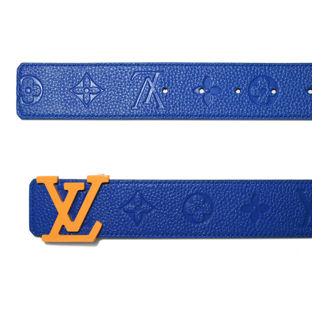 Louis Vuitton Taurillon Illusion Initiales Reversible Belt-3