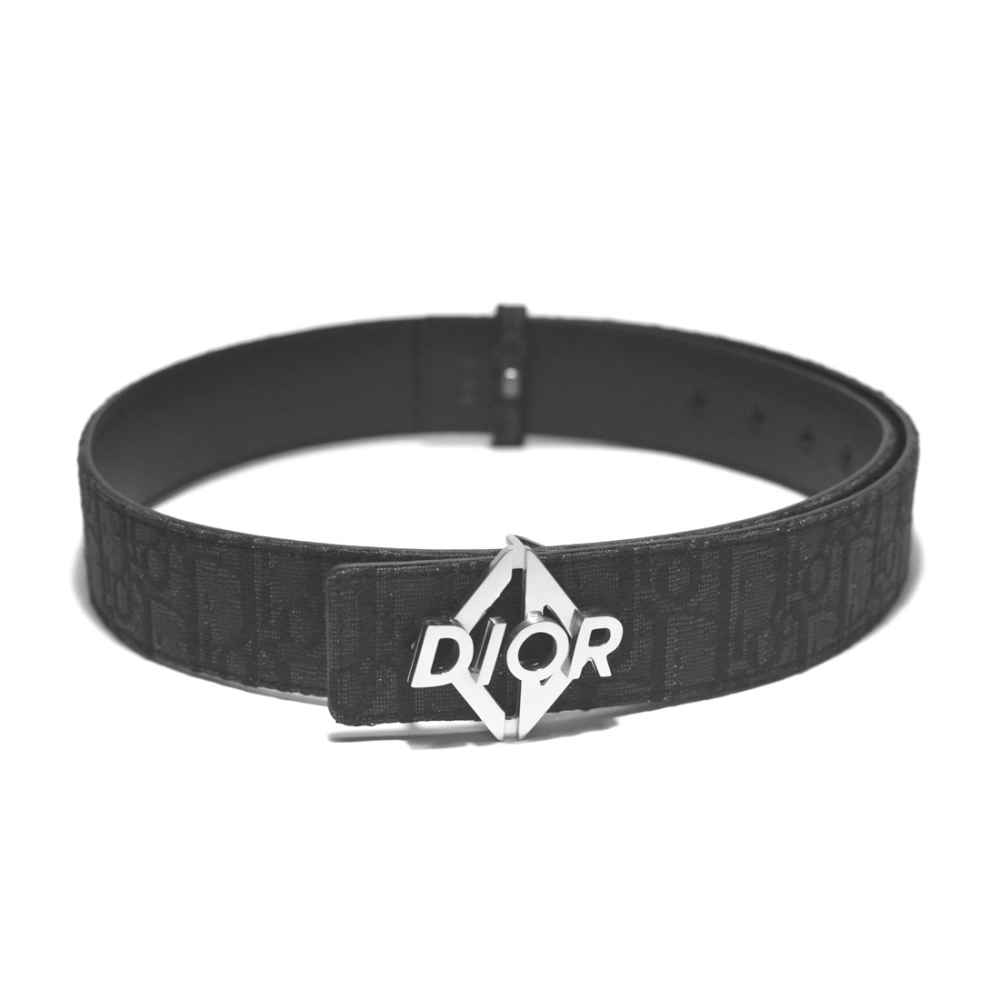Dior Silver Buckle Premium Belt-thumb-0