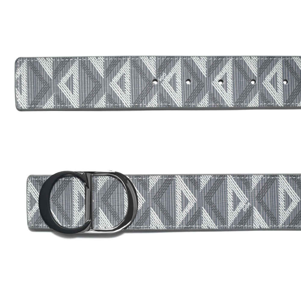 Dior CD Diamond Print Reversible Belt-thumb-3