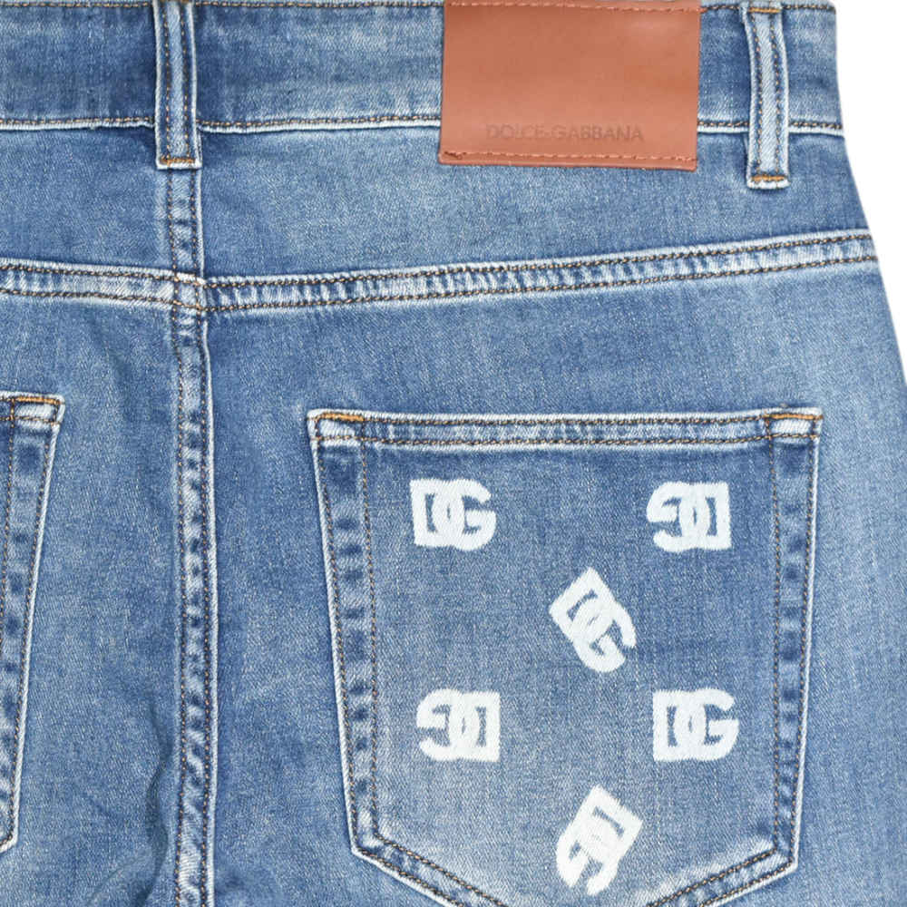 Dolce & Gabbana Blue Premium Quality Jeans-thumb-3