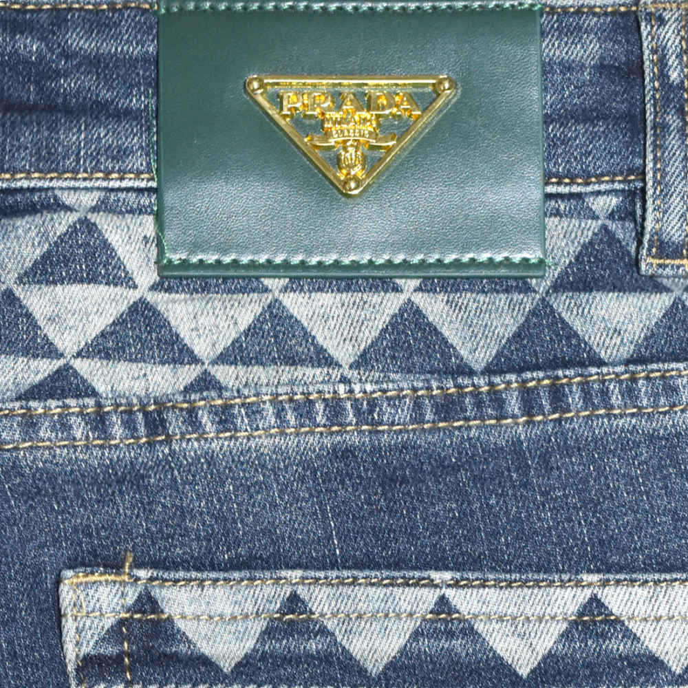 Prada Dark Blue Premium Denim Jeans-4
