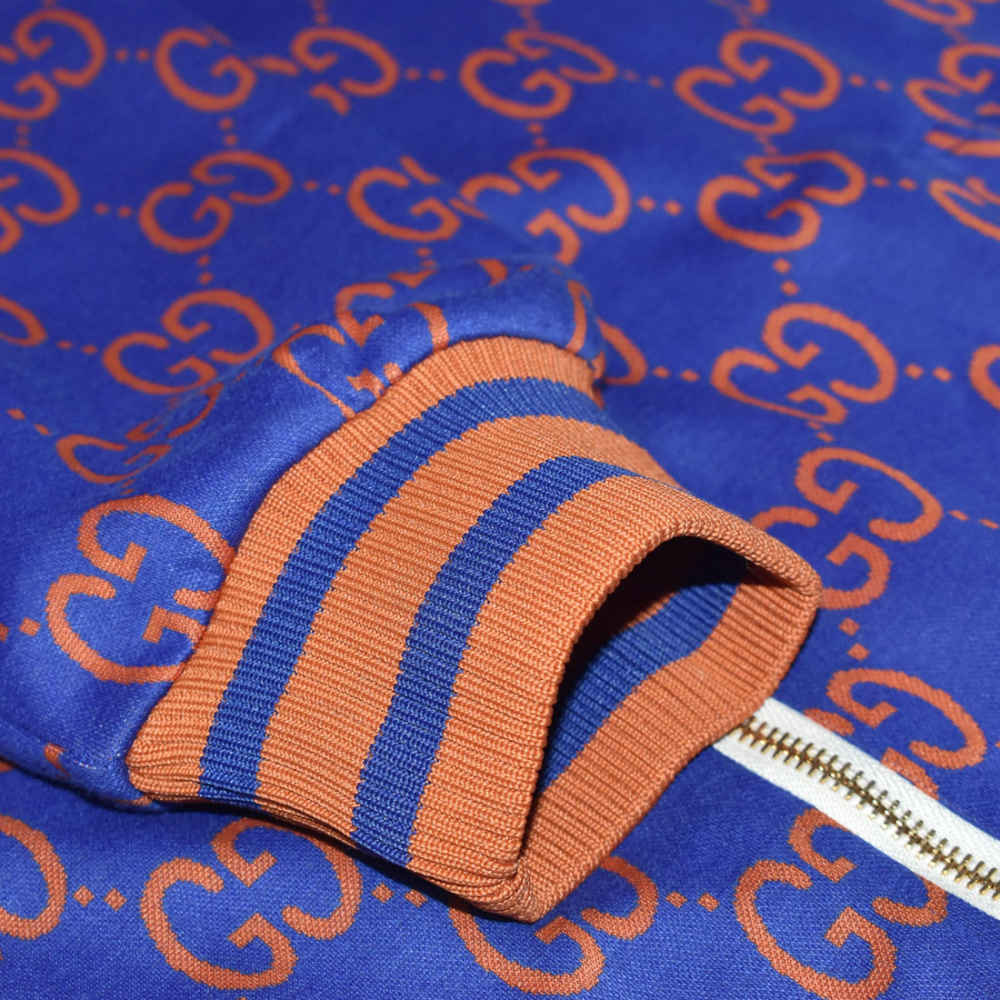 Gucci Blue Premium Quality Canvas Tracksuit-thumb-10