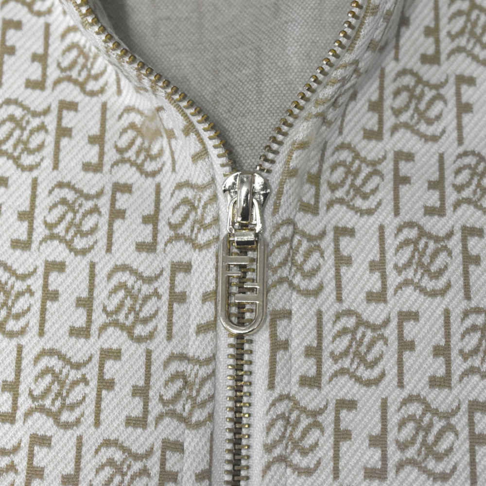 Fendi Embroidered logo Cream Premium Tracksuit-thumb-8