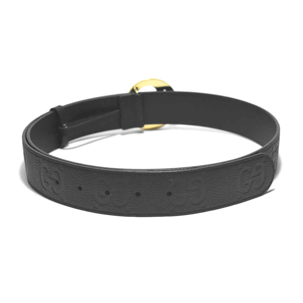 Gucci Black Blondie Thin Belt-thumb-1