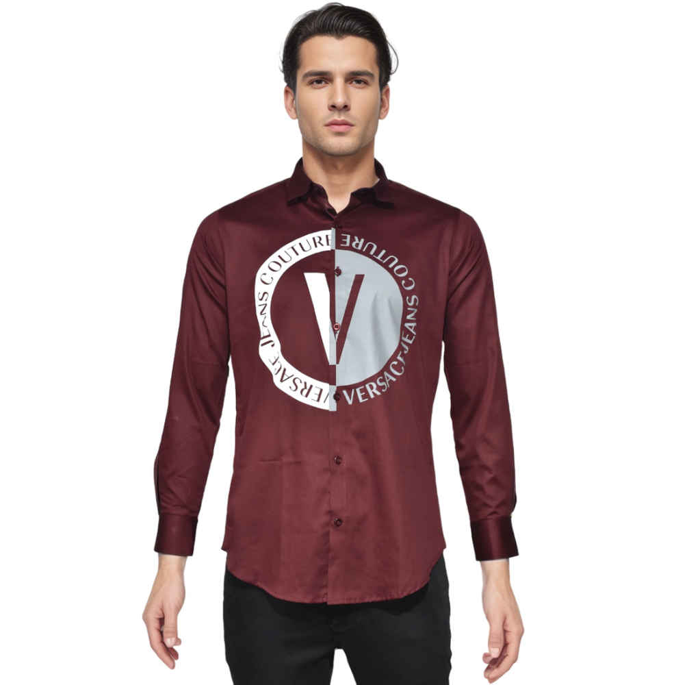 Versace Wine Jeans Couture Premium Shirt-6