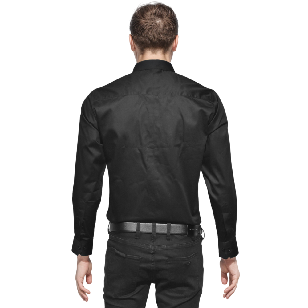 Emporio Armani Print Black Premium Quality Shirt-thumb-1