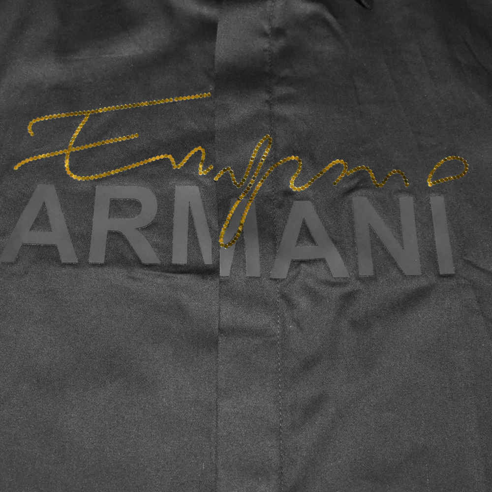 Emporio Armani Print Black Premium Quality Shirt-thumb-3