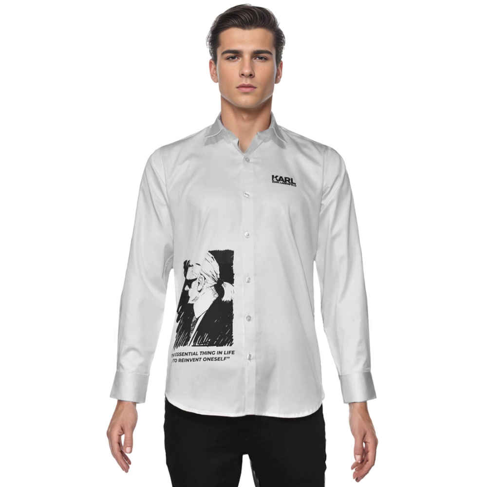 Karl Lagerfeld White Premium Quality Shirt-6