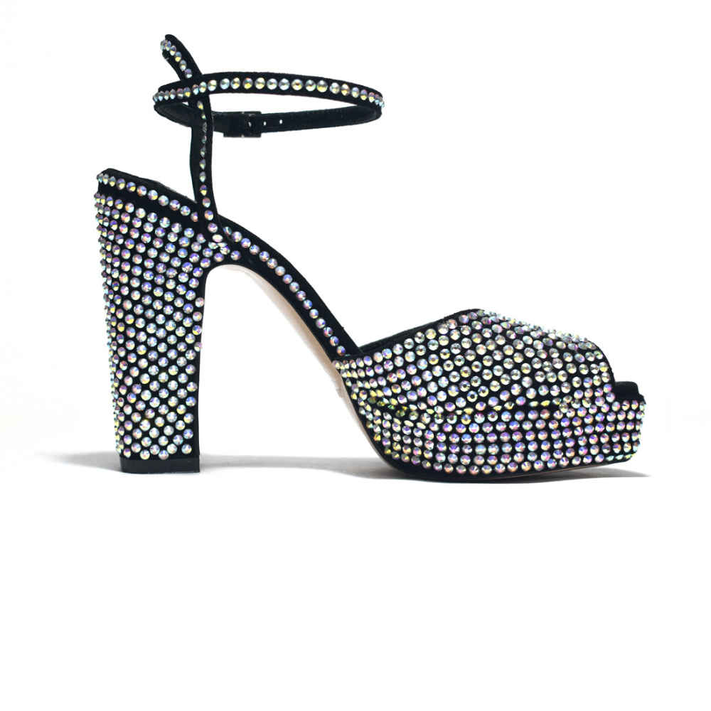 Jimmy Choo Sacaria Crystal Embellished Platform Sandals-2