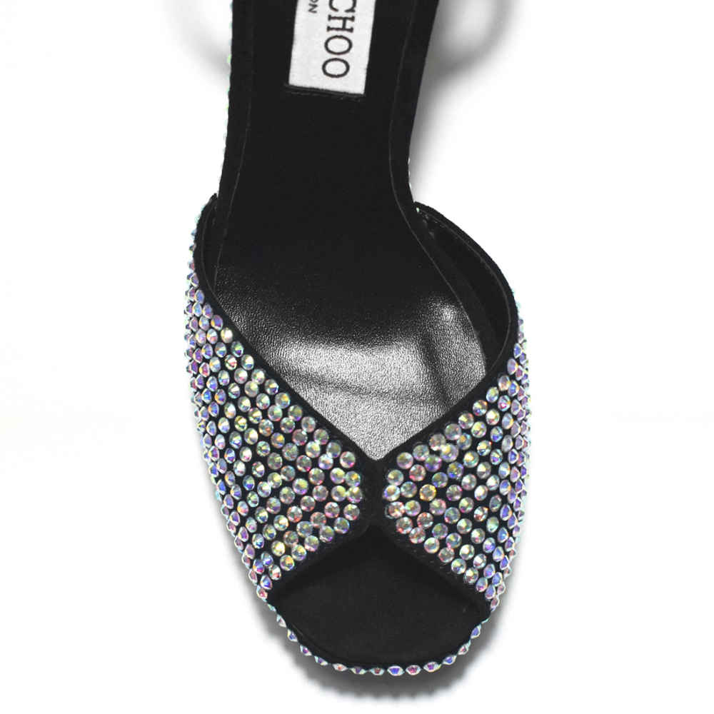 Jimmy Choo Sacaria Crystal Embellished Platform Sandals-3
