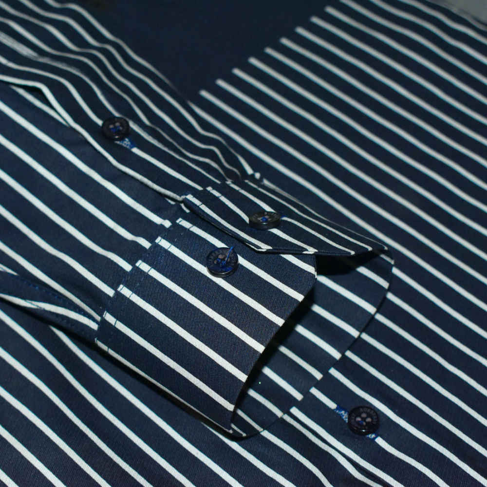 Burberry TB Embroidered Blue Premium Shirt-5