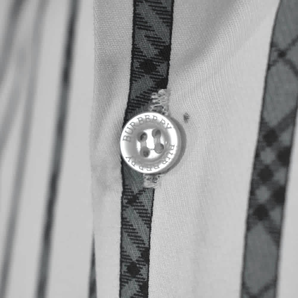 Burberry Embroidered logo White Luxury Shirt-2