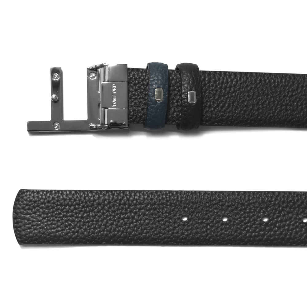 Tom Ford logo Silver Buckle Premium Belt-thumb-4