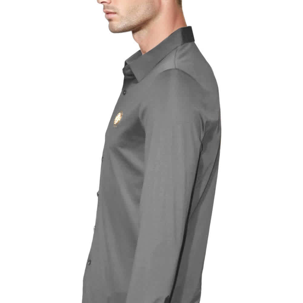 Burberry Grey Premium Quality Long Sleeve Shirt-2