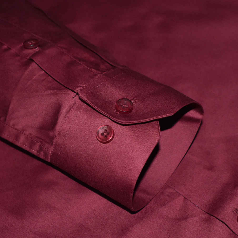 Louis Vuitton Embroidered logo Wine Luxury Shirt-5