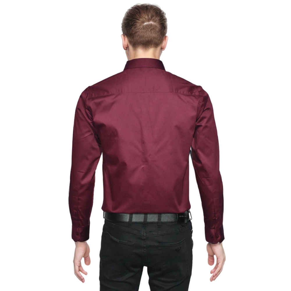 Louis Vuitton Embroidered logo Wine Luxury Shirt-1