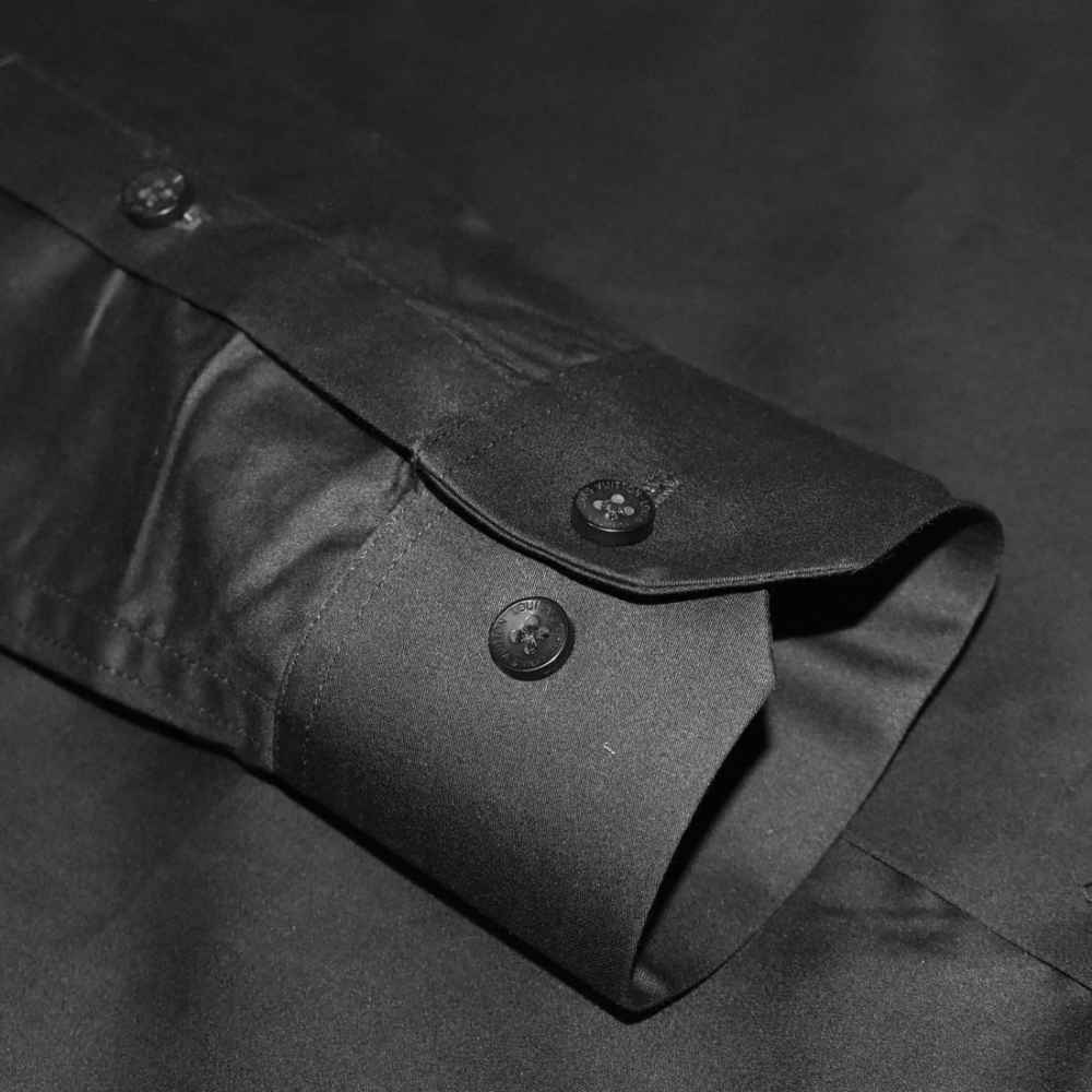 Louis Vuitton Embroidered logo Black Luxury Shirt-thumb-5