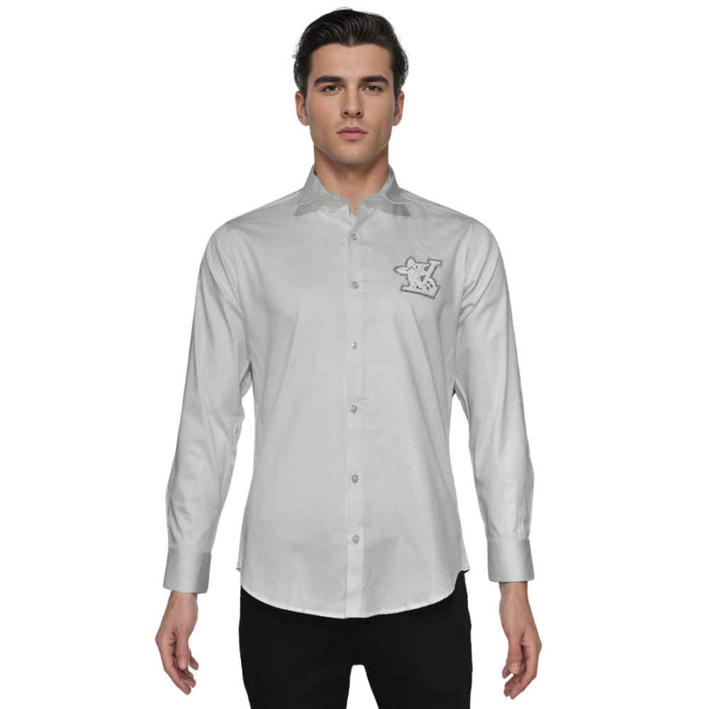 Louis Vuitton White Premium Quality Shirt-6