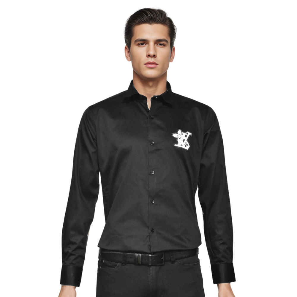 Louis Vuitton Monogram Black Premium Shirt-thumb-0